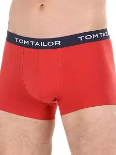 Набор однотонных боксеров из эластичного хлопка (красные, черные, голубые)Tom Tailor RT70162/6061-99-8